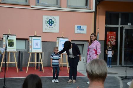 Uradno odprtje učilnice na prostem pri Skvarčevi šoli 